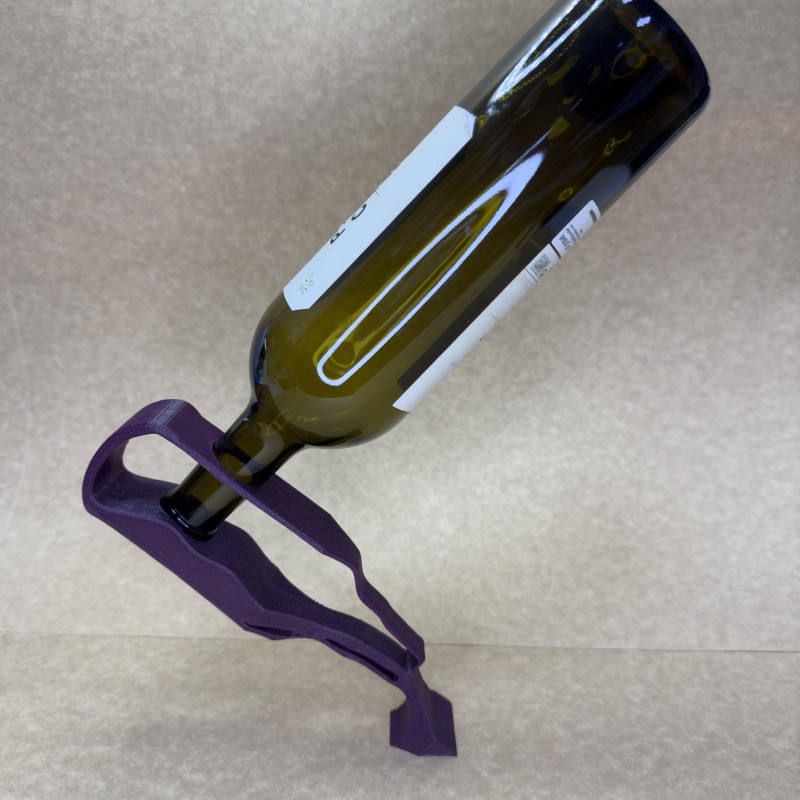 Soporte botella de vino