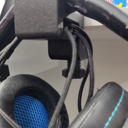 Soporte auriculares.